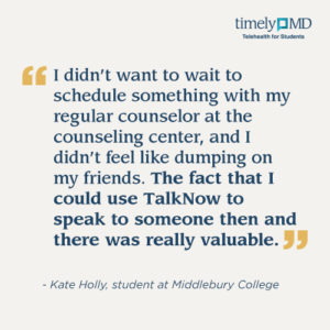 Kate Holly, Middlebury College